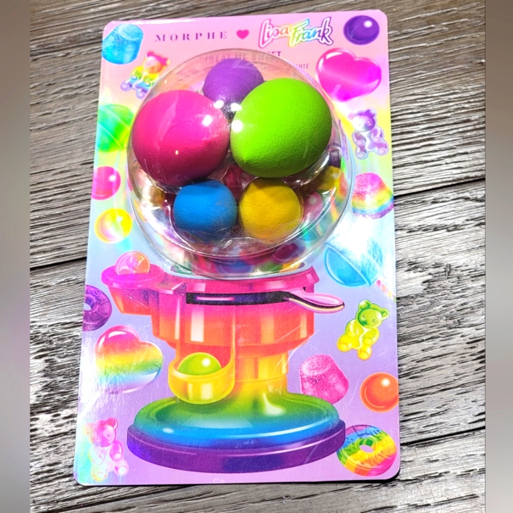 Morphe Lisa Frank beauty sponge set. Limited Edition.